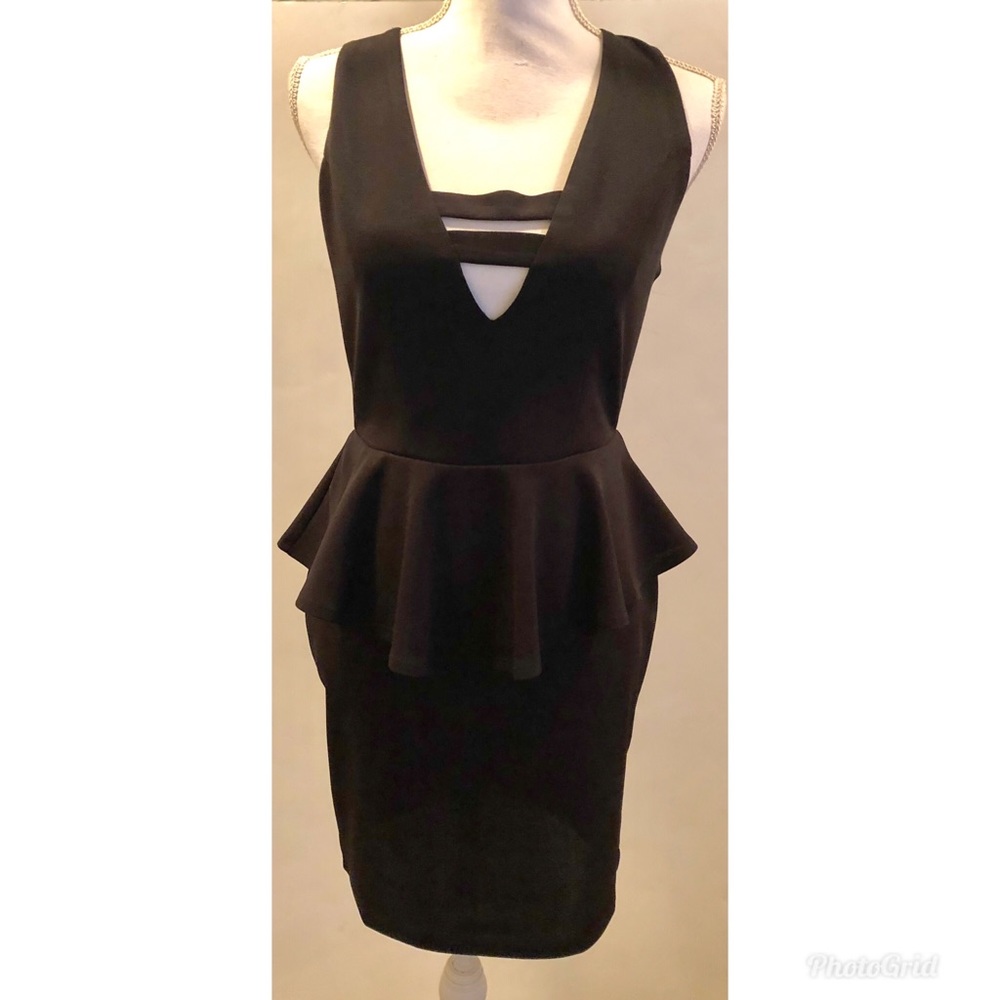 NWT. Charlotte Russe Peplum Dress
